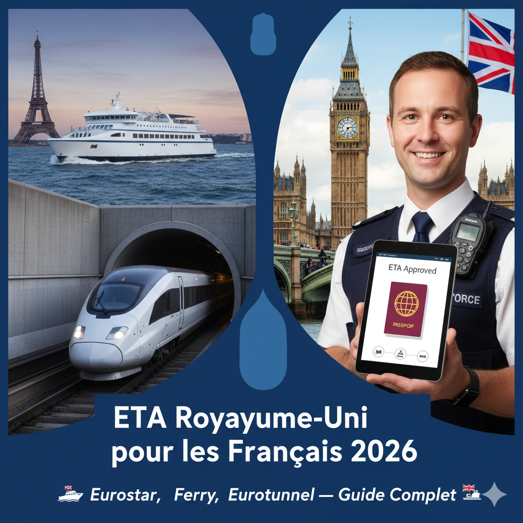 ETA Royaume-Uni pour les Français 2026 : Eurostar, Ferry, Eurotunnel — Guide Complet