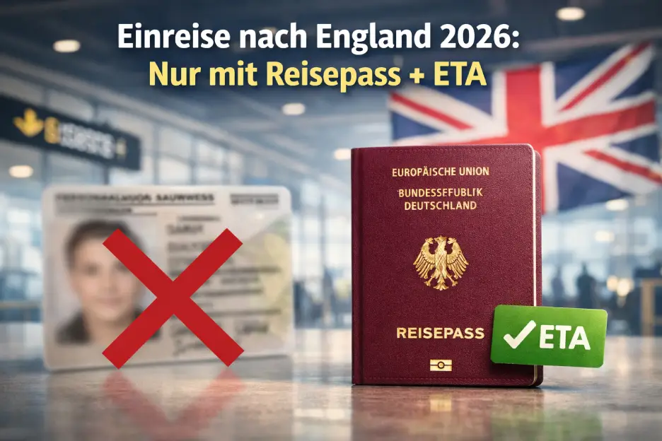 Reisevorbereitung für England 2026