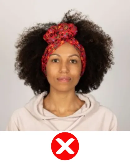 UK ETA Foto abgelehnt — modisches Accessoire