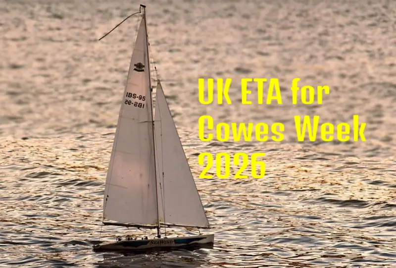 Cowes Week 2026 UK ETA